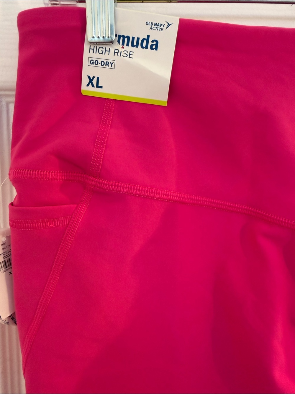 NWT Old Navy Hot Pink Women’s Bermuda Biker Shorts Size XL - Picture 4 of 5